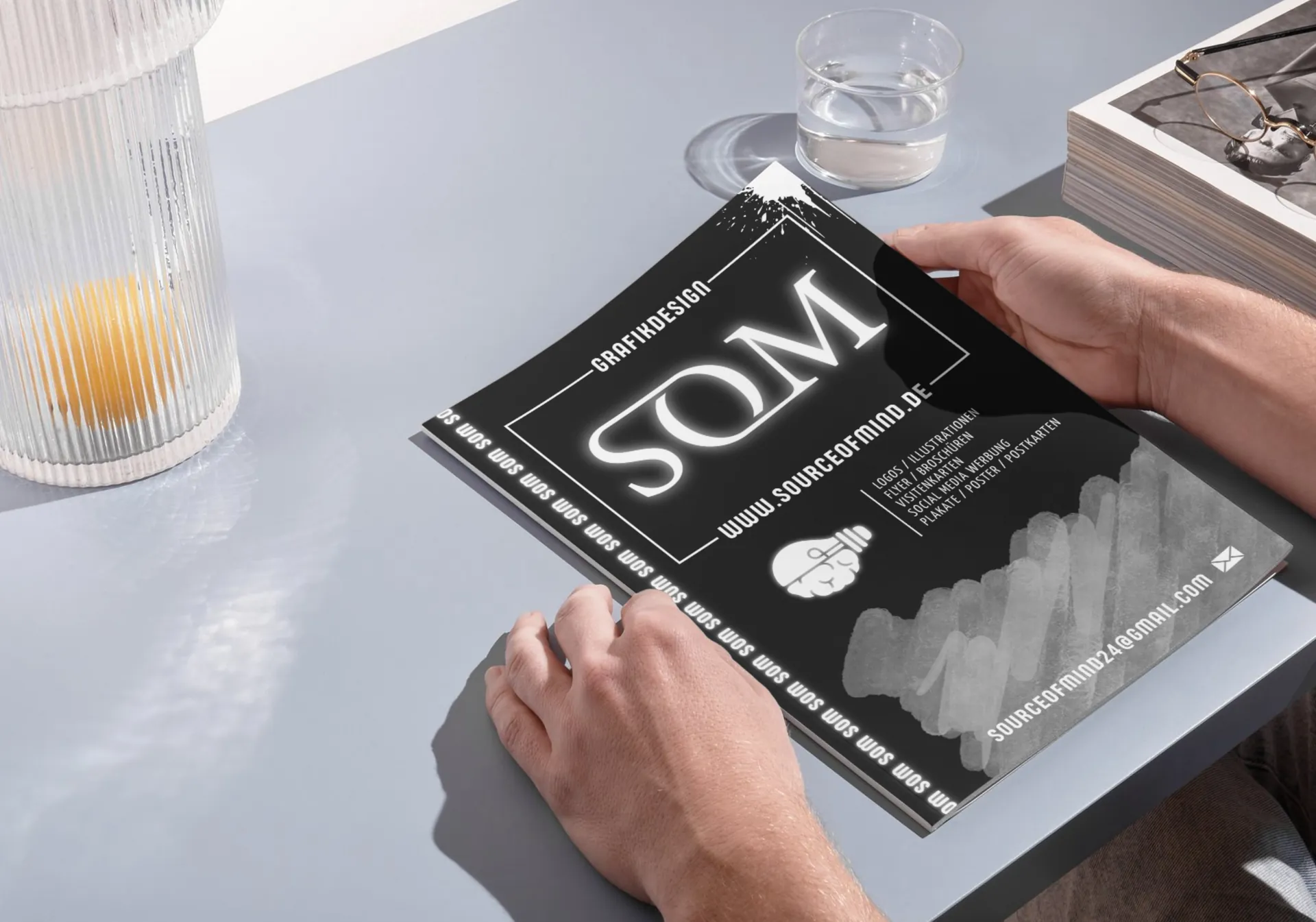 Flyer und Broschüren Design Mockup Printdesign